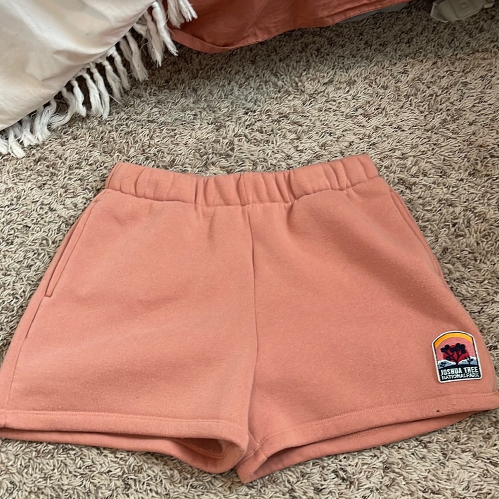 Matching hoodie sweat short set